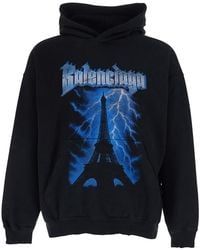 Balenciaga - Medium Fit Hoodie - Lyst