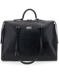 Dolce & Gabbana - Shoulder Bag 'Vittoria' With Logo Plate On The F - Lyst