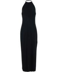 Norma Kamali - Dress Halter Maxi - Lyst