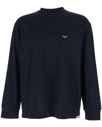 Emporio Armani - T-Shirt Long Sleeve Cotton - Lyst