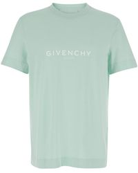 Givenchy - Reverse Logo-Print Cotton T-Shirt - Lyst