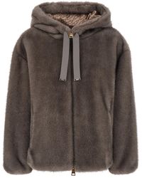 Herno - Hooded Jacket With Drawstring - Lyst