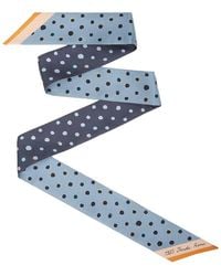 Fendi - Scarf With Polka Dot Motif All-Over - Lyst