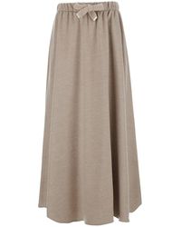 Herno - Skirt Melange Cash Feel Tech Fabric - Lyst