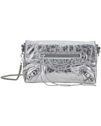Balenciaga - Clutch 'Le City' Con Tracolla A Catena E Una Tasca Con Zip - Lyst