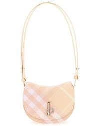 Burberry - 'Rocking Horse' Mini Crossbody Bag With Check - Lyst