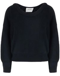 Lisa Yang - Doria Sweater With V-Neck, Long Sleeves And 100% Cashmere, B - Lyst