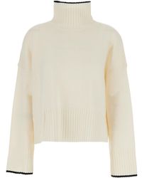 Pinko - Turtleneck Sweater With Back Logo - Lyst