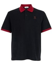 Versace - T-Shirt Piquet With Round Neck And Short Sleeves For - Lyst
