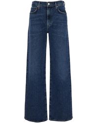 Agolde - 'Harper' Five-Pocket Straight Jeans - Lyst