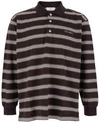 DUNST - Sweater With All-Over Striped Motif And Front Logo - Lyst