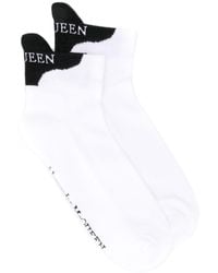 Alexander McQueen - Logo Socks - Lyst