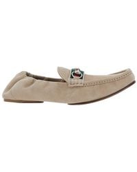 Gucci - Pumps With Horsebit Plaque And Web Detail - Lyst