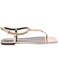 Versace - 'Medusa '95' -Colored Low Sandals With Logo Detail - Lyst