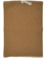 Maison Kitsuné - Bicolor Scarf With Logo - Lyst