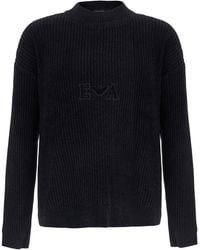 Emporio Armani - Turtleneck Sweater Tech Fabric Cotton Tops - Lyst