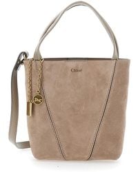 Chloé - Borsa A Spalla 'Spin' Con Tracolla Regolabile E Removibile E Cha - Lyst