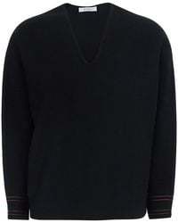 Max Mara - Sweater With V-Neck And Long Sleeve - Lyst