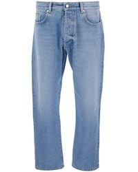 ICON DENIM - Jeans With Logo Patch On The Rear - Lyst