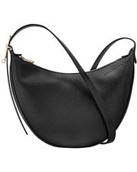 Longchamp - 'Le Foulonné' Crossbody Bag With Adjustable Strap And - Lyst