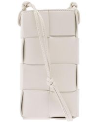 Bottega Veneta - 'Phone Pouch' Shoulder Bag With Knot Details - Lyst