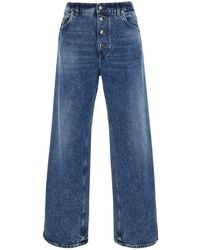 Dolce & Gabbana - Dolce & Gabbana Jeans With Applied Logo Patch On The Back - Lyst