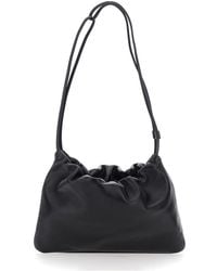 NOTHING WRITTEN - Shoulder Bag With Leather Details - Lyst