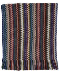 Missoni - Zig Zag Wool-Acrylic Scarf With Decorative Fringe - Lyst