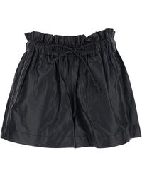 Isabel Marant - Marant Étoile Naline Faux Leather Shorts - Lyst