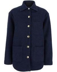 Pinko - Giacca Con Colletto A Punta E Tasche Applicate Sul Fronte - Lyst