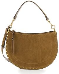 Isabel Marant - 'Oskan' Shoulder Bag With Adjustable And Removable Shoulder Strap - Lyst