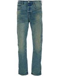 Purple Brand - Brand Light Straight Jeans With Crinkled Effect - Lyst