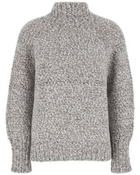Antonelli - Aspromonte Sweater With V-Neck And Long Sleeves - Lyst