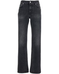Haikure - Jeans With Belt Loops And Logo Patch On The Rear - Lyst
