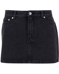 A.P.C. - Five-Pocket Mini-Skirt - Lyst