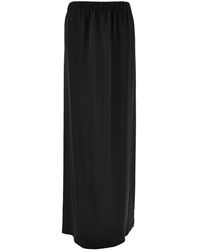 Fabiana Filippi - Long Skirt With Elastic Waistband And Split - Lyst