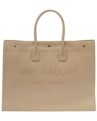 Saint Laurent - Rive Gauche Large Tote Bag - Lyst