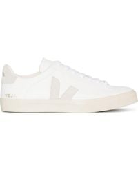 Veja - Sneaker low-top con patch logo in pelle bianca uomo - Lyst