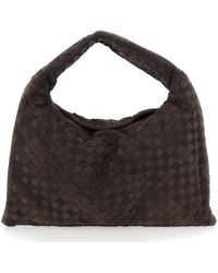 Bottega Veneta - 'Hop' Shoulder Bag With Top Handle And Intrecciato Motif - Lyst