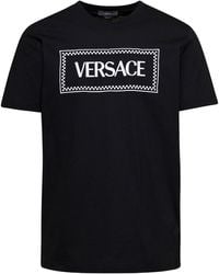 Versace - T-Shirt Con Stampa - Lyst