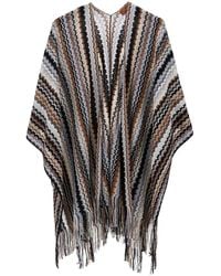 Missoni - Poncho Wool Viscose - Lyst