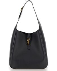 Saint Laurent - Borsa A Spalla 'Le 5 À 7 Grande' Con Cassandre - Lyst