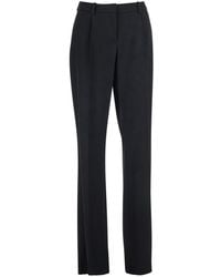 Balenciaga - Straight-Leg Pants With Front Pleats - Lyst