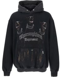 Represent - Hoodie With Fixed Hood And Maxi Print On The Front In - Lyst