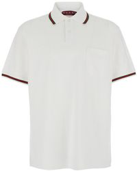 Gucci - Polo Shirt Cotton With Web Detail - Lyst