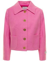 Patou - Jacket With Branded Buttons - Lyst