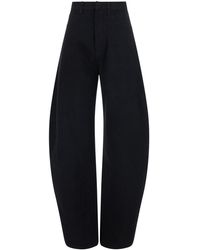 Alaïa - Jeans With Low Waist And Rounded Leg - Lyst