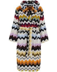 Missoni - 'Murrina' Bathrobe With Hood And All-Over Zigz - Lyst