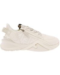 Fendi - Flow' Sneakers With Logo Print - Lyst