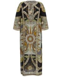 Tory Burch - Kaftan With All-Over Graphic Print - Lyst